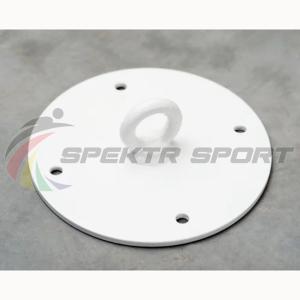 Купить Потолочный кронштейн для подвесных снарядов (канат, груша) цв. белый в Южно-Сахалинске 