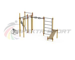 Купить Спортивный комплекс для инвалидов-колясочников WRK-D17_76mm в Южно-Сахалинске 