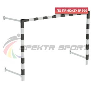 Купить Ворота мини-футбольные складные без сетки 2х3х0,5 м. (к-кт) в Южно-Сахалинске 
