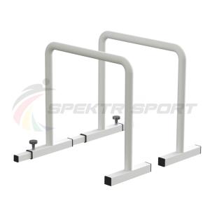 Купить Брусья напольные хайлетсы Spektr Sport цв. белый в Южно-Сахалинске 