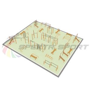 Купить Парковая площадка для Воркаут и WRK 6_76mm в Южно-Сахалинске 