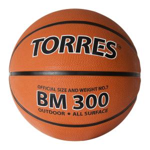 Купить Мяч баскетбольный "TORRES BM300" р.5 в Южно-Сахалинске 