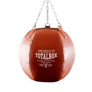 Купить Груша кожаная боксерская "LOFT Шар" Totalbox в Южно-Сахалинске 