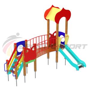 Купить Детский игровой комплекс Полянка ДИК 1603 в Южно-Сахалинске 