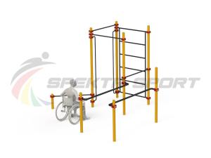 Купить Спортивный комплекс для инвалидов-колясочников WRK-D18_76mm в Южно-Сахалинске 