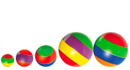 Купить Мячи резиновые (комплект из 5 мячей различного диаметра) в Южно-Сахалинске 